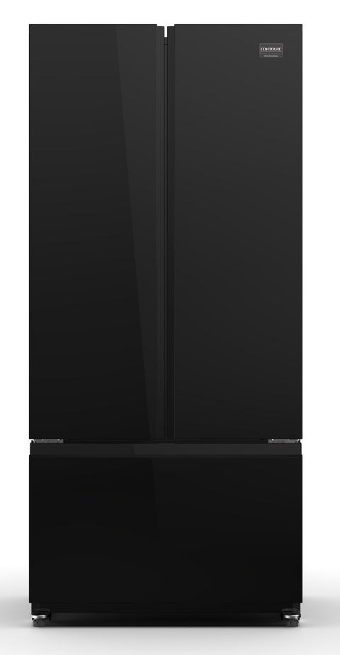 17.0 CU.FT. RapidCold™ 12V DC Power Frost-Free Refrigerator, Deluxe Black Glass