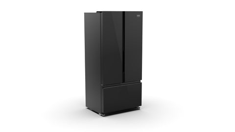17.0 CU.FT. RapidCold™ 12V DC Power Frost-Free Refrigerator, Deluxe Black Glass