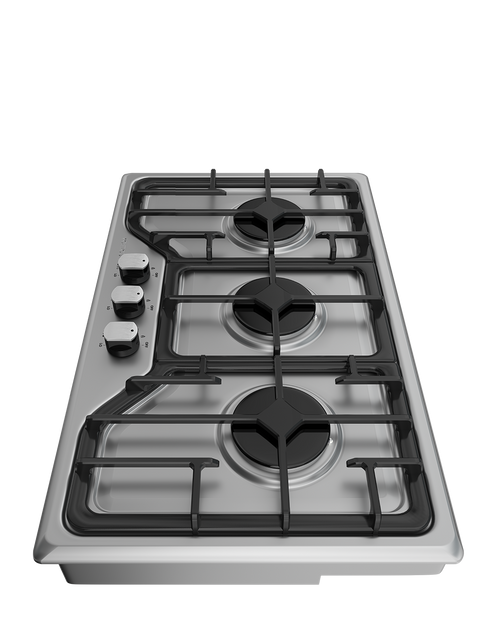 Deluxe 3-Burner Built-In Gas Cooktop with Electronic Ignition