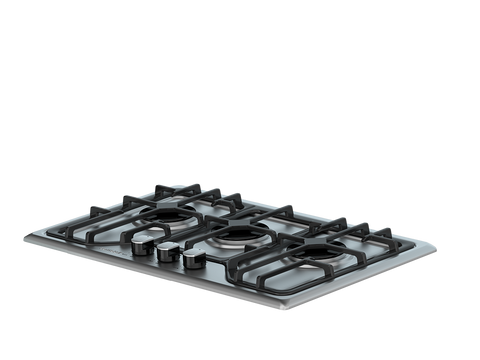 Deluxe 3-Burner Built-In Gas Cooktop with Electronic Ignition