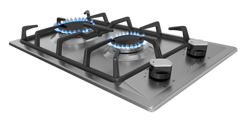 Deluxe 2-Burner Built-In Gas Cooktop with Electronic Ignition