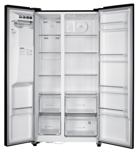 19 cu. ft. Side-by-Side Frost-Free Refrigerator, with Ice Maker and Water Dispenser