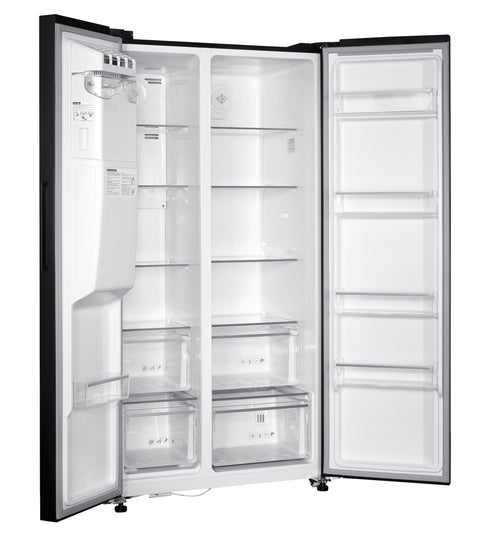 19 cu. ft. Side-by-Side Frost-Free Refrigerator, with Ice Maker and Water Dispenser