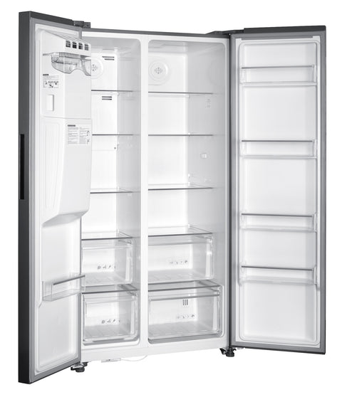 19 cu. ft. Side-by-Side Frost-Free Refrigerator, with Ice Maker and Water Dispenser