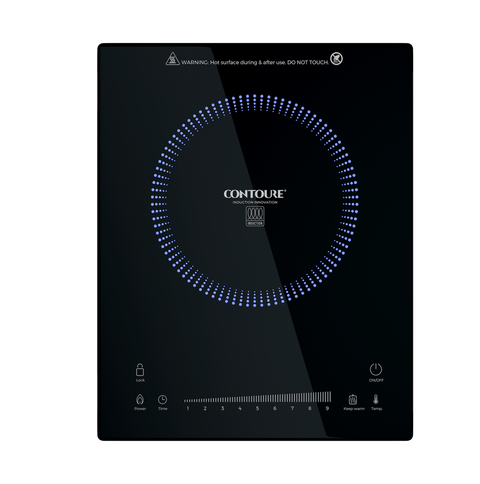 Single Burner, Dual Induction Cooktop, Tabletop or Built-In