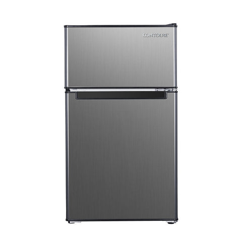 Deluxe 3.2 cu.ft Double-Door Compact Refrigerator